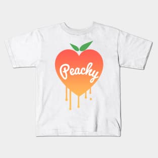 Peachy Ink Heart Kids T-Shirt